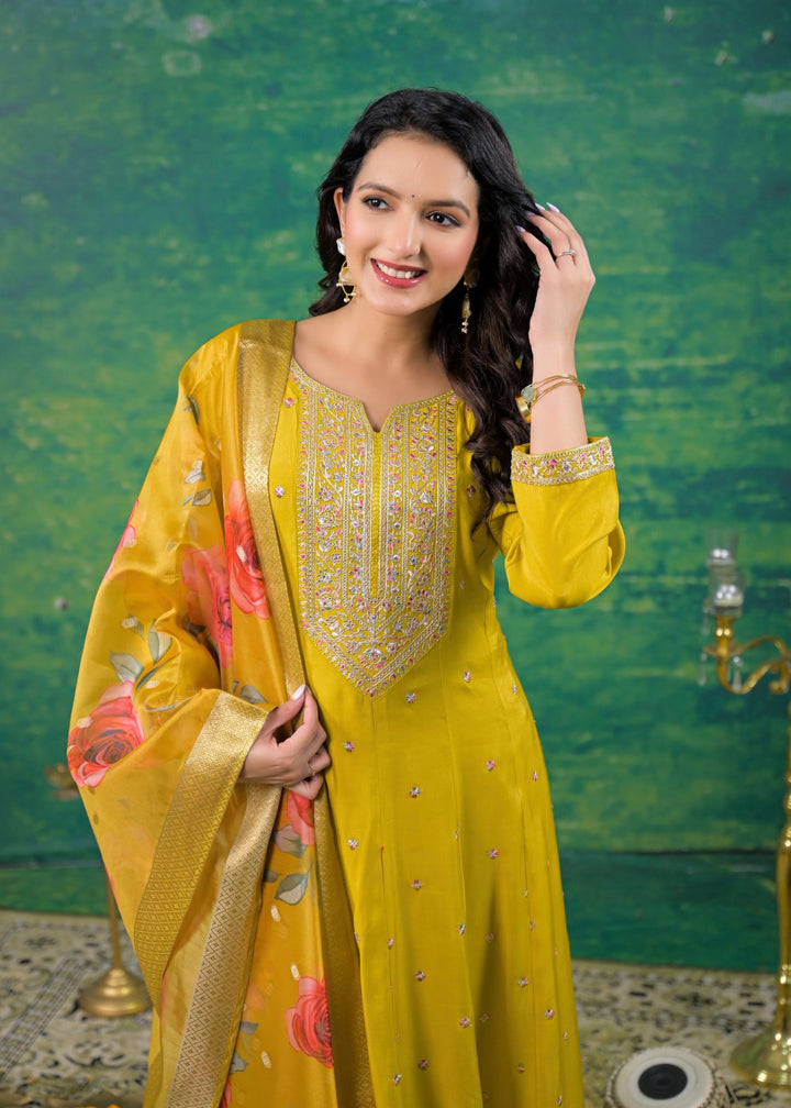 Shanti Amber Full Work Suit Set
