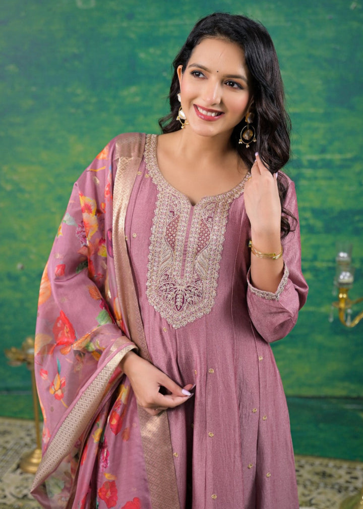 Shanti Salmon Full Work Suit Set