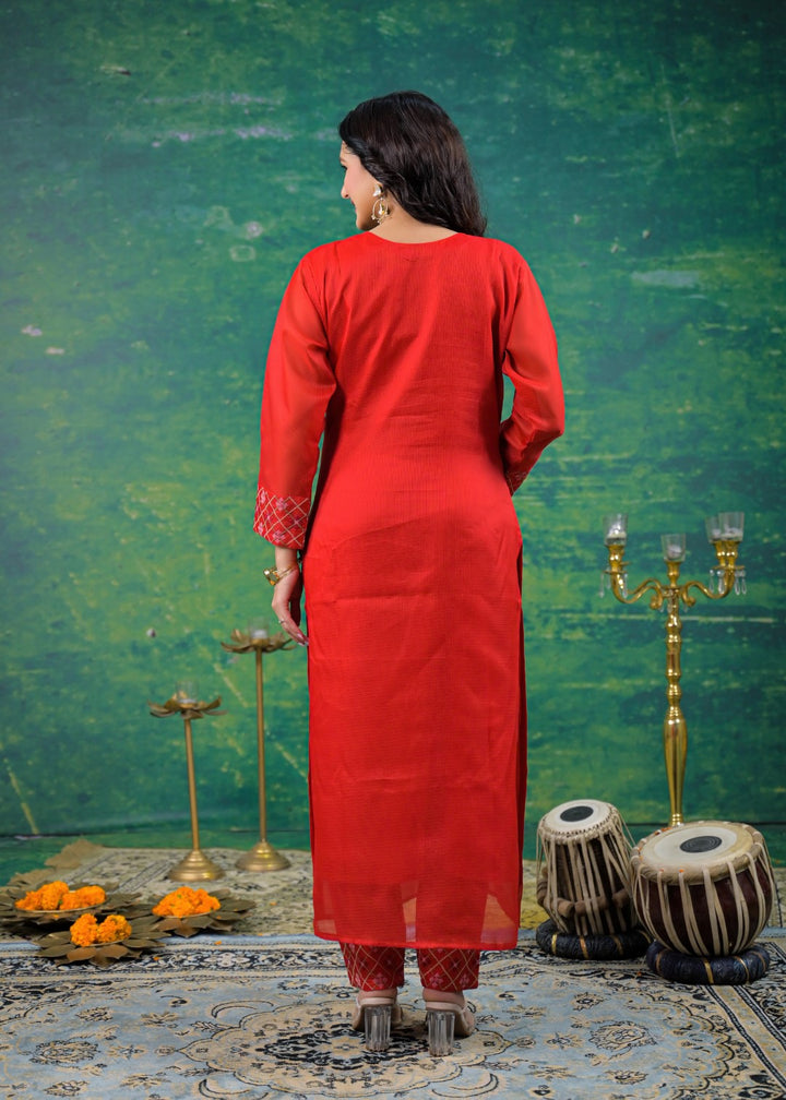 Pankhuri Jasper Embroidered Suit Set