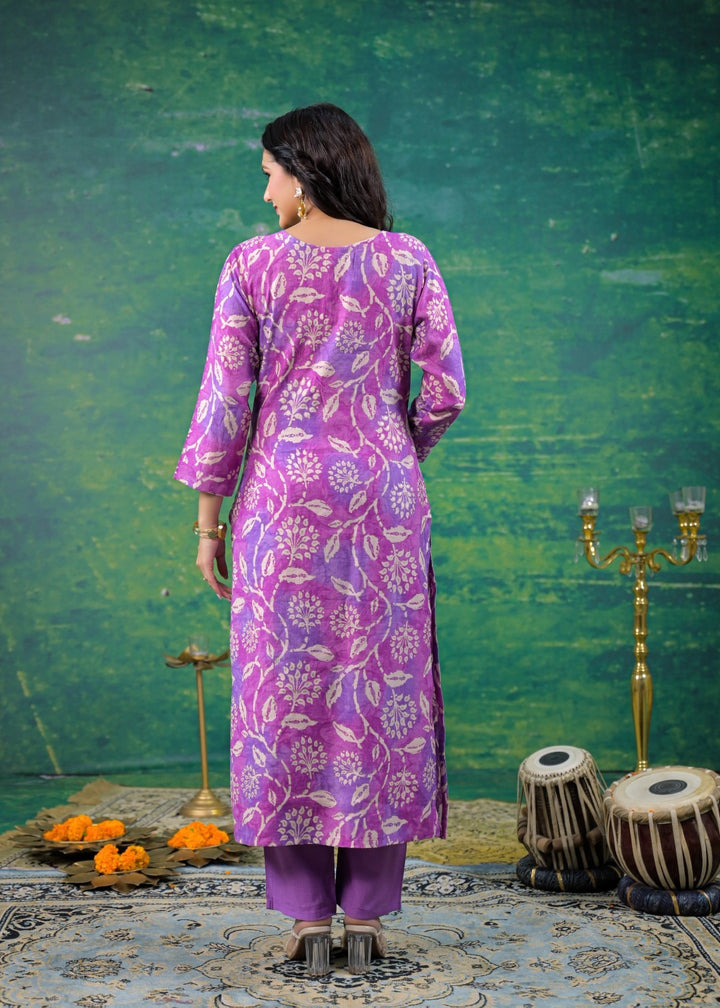 Shanti Imperial Printed Work Suit Set