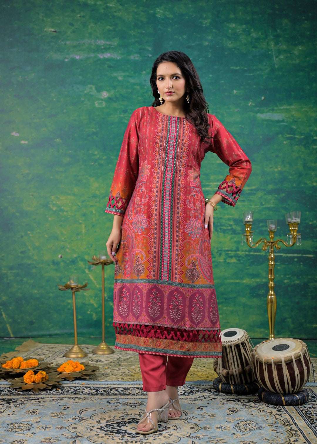 Rabha Ruby Printed Suit Set