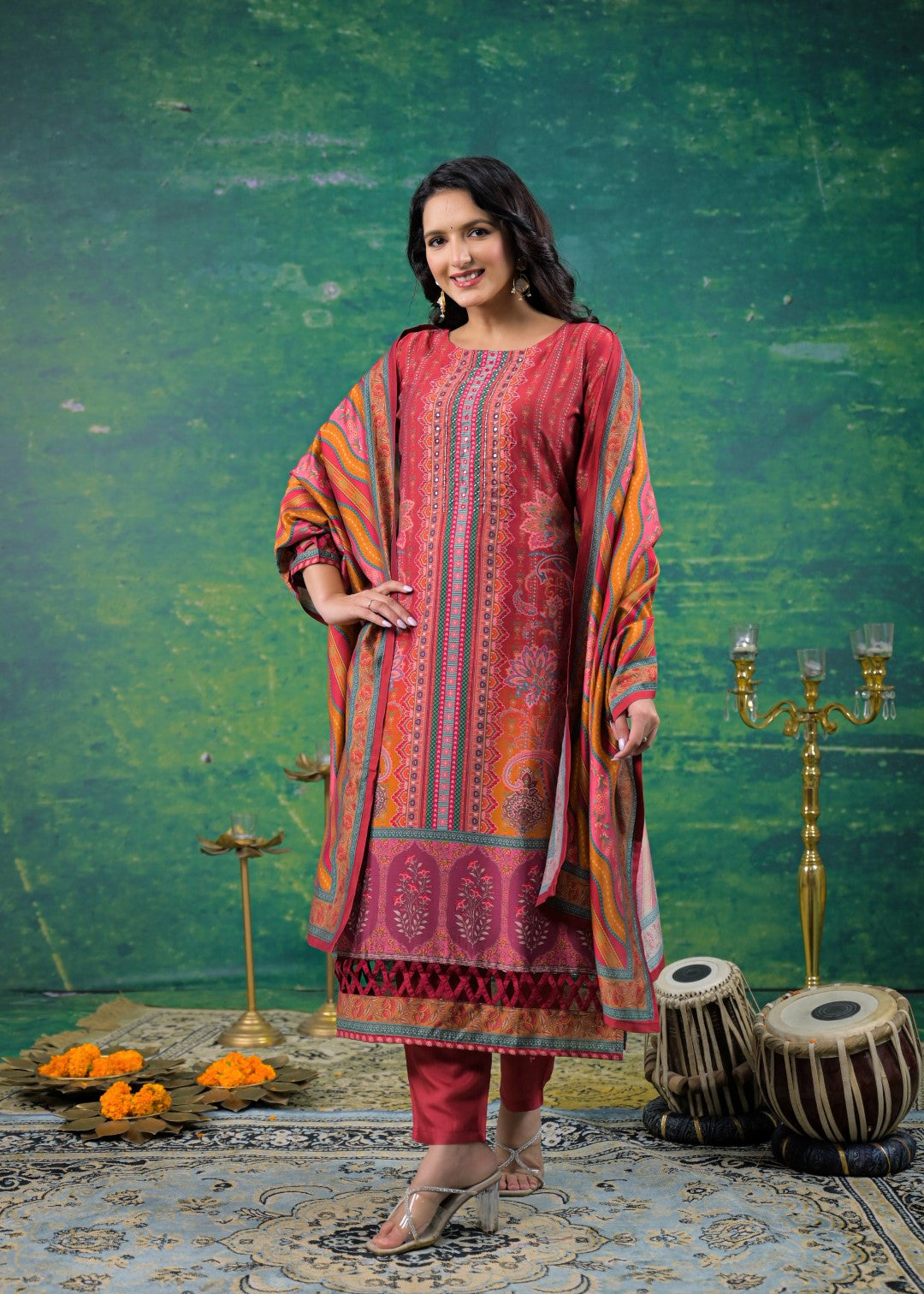Rabha Ruby Printed Suit Set