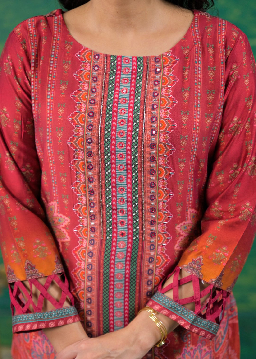 Rabha Ruby Printed Suit Set