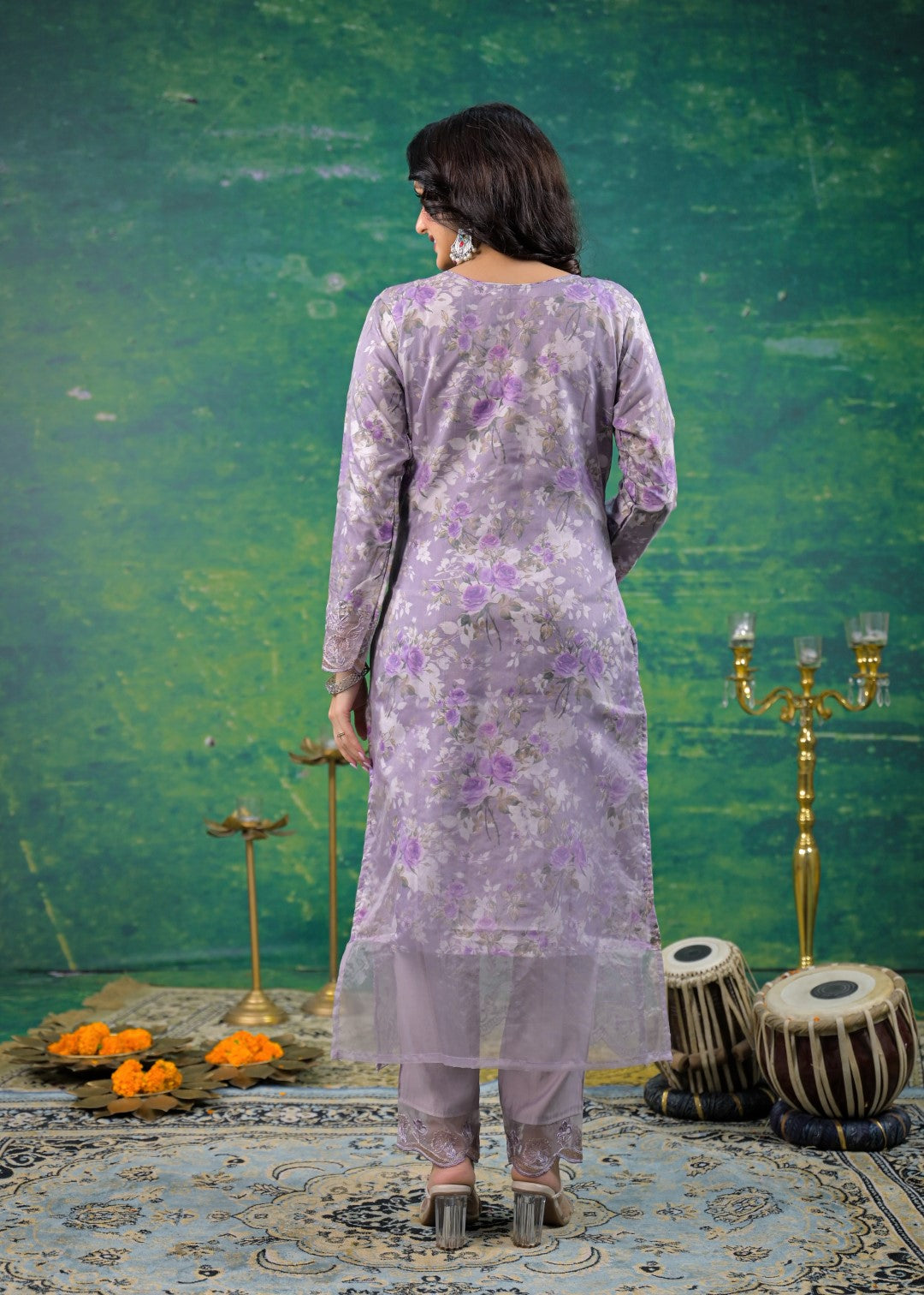 Mayuri Lily Printed Work Suit Set