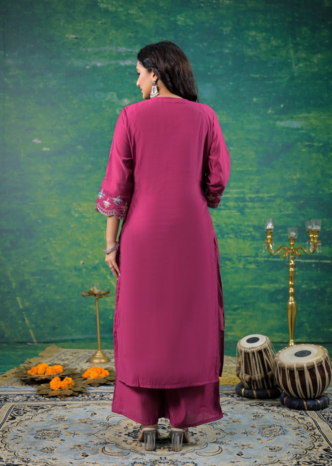 Ivy Grape Work Suit Set