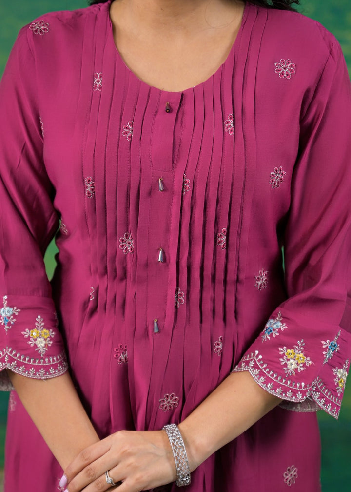 Ivy Grape Work Suit Set