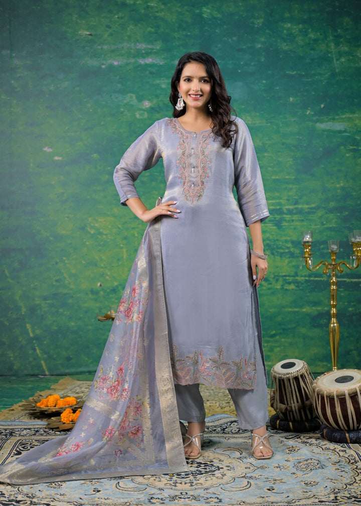 Mahi Regent Embroidered Suit Set