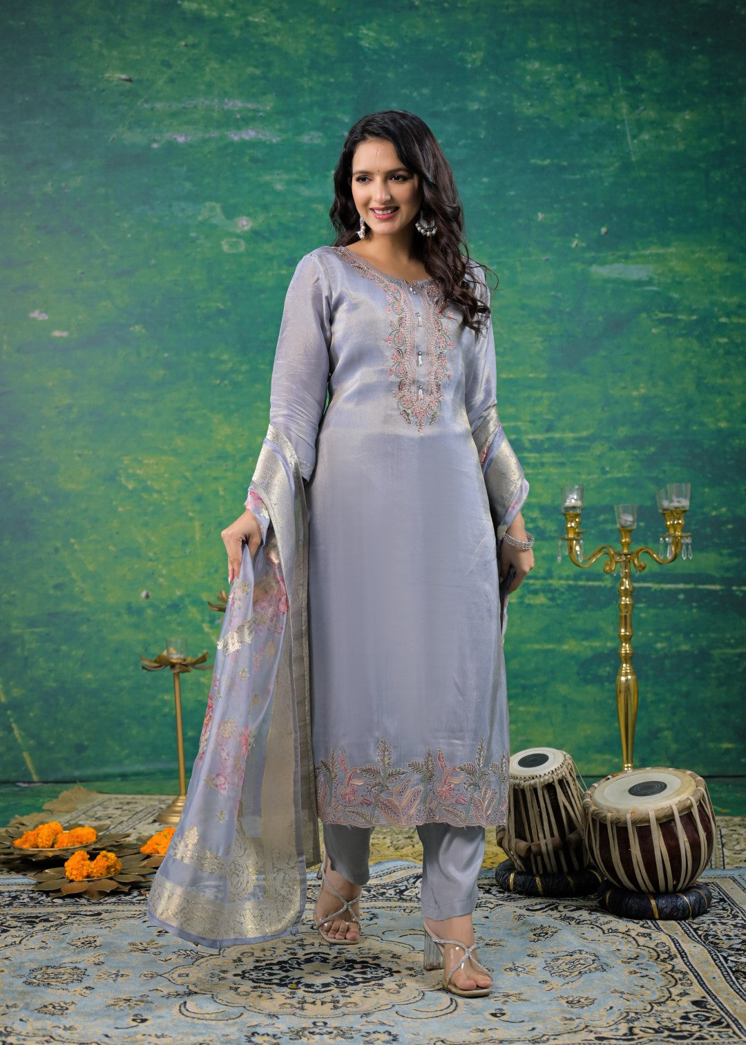 Mahi Regent Embroidered Suit Set