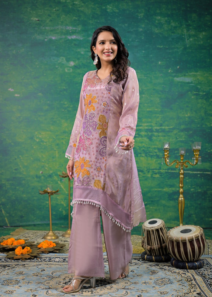 Gaurisha Lavender Printed Co-ord Set