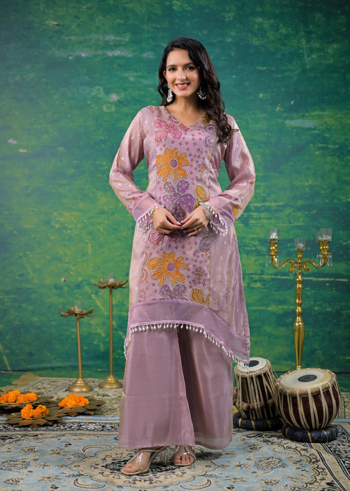 Gaurisha Lavender Printed Co-ord Set