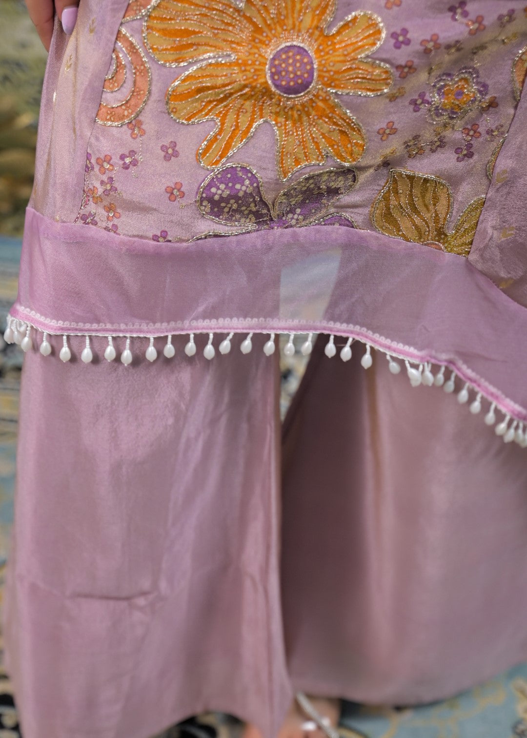 Gaurisha Lavender Printed Co-ord Set