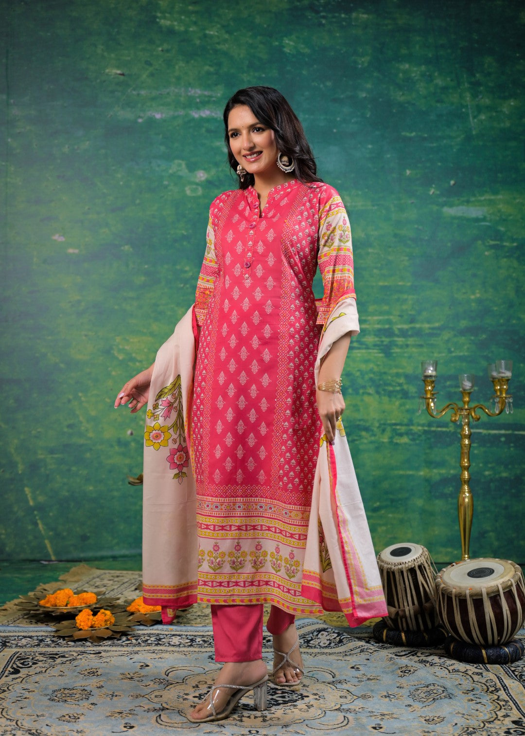 Shanti Candy Printed Suit Set