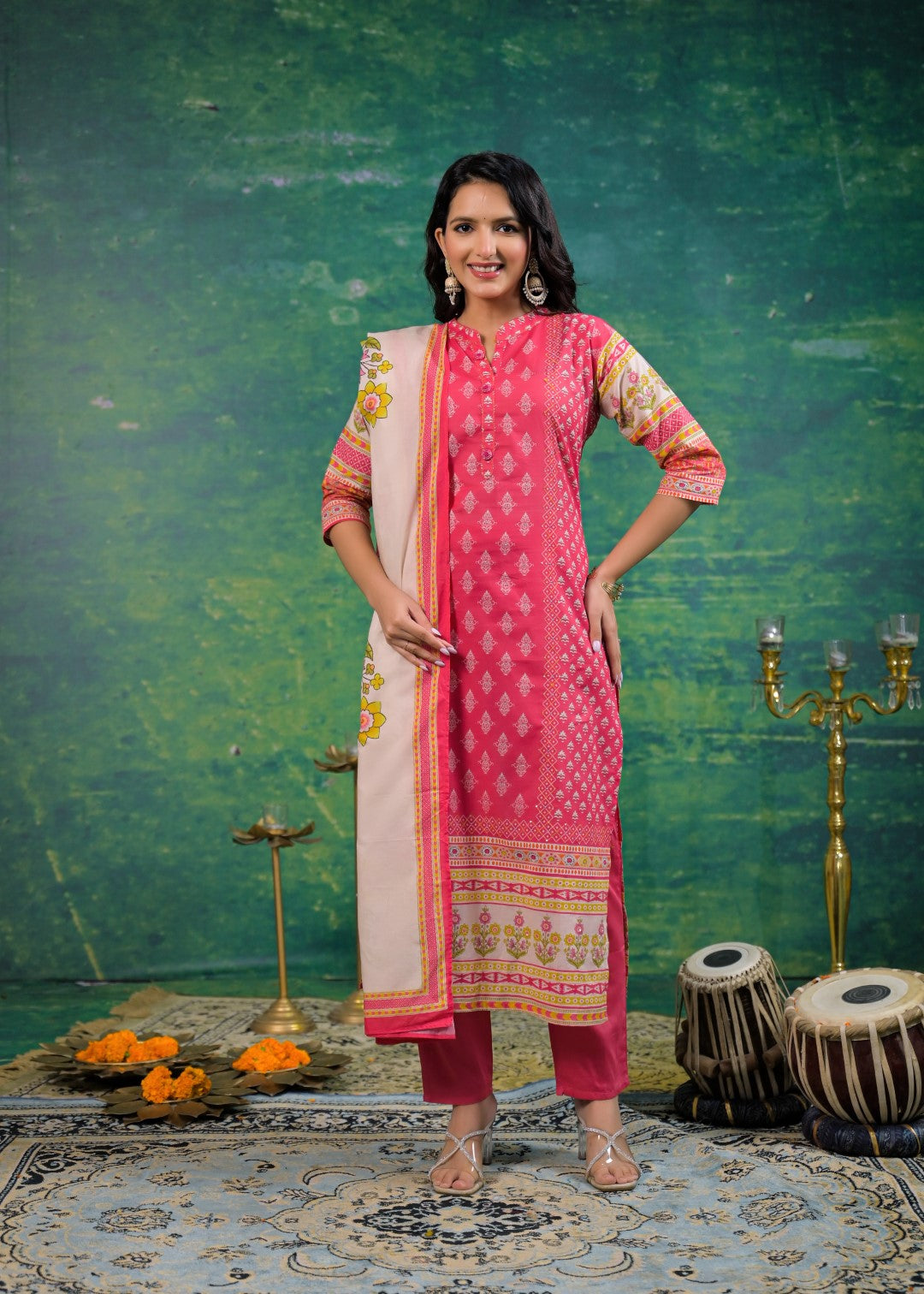 Shanti Candy Printed Suit Set