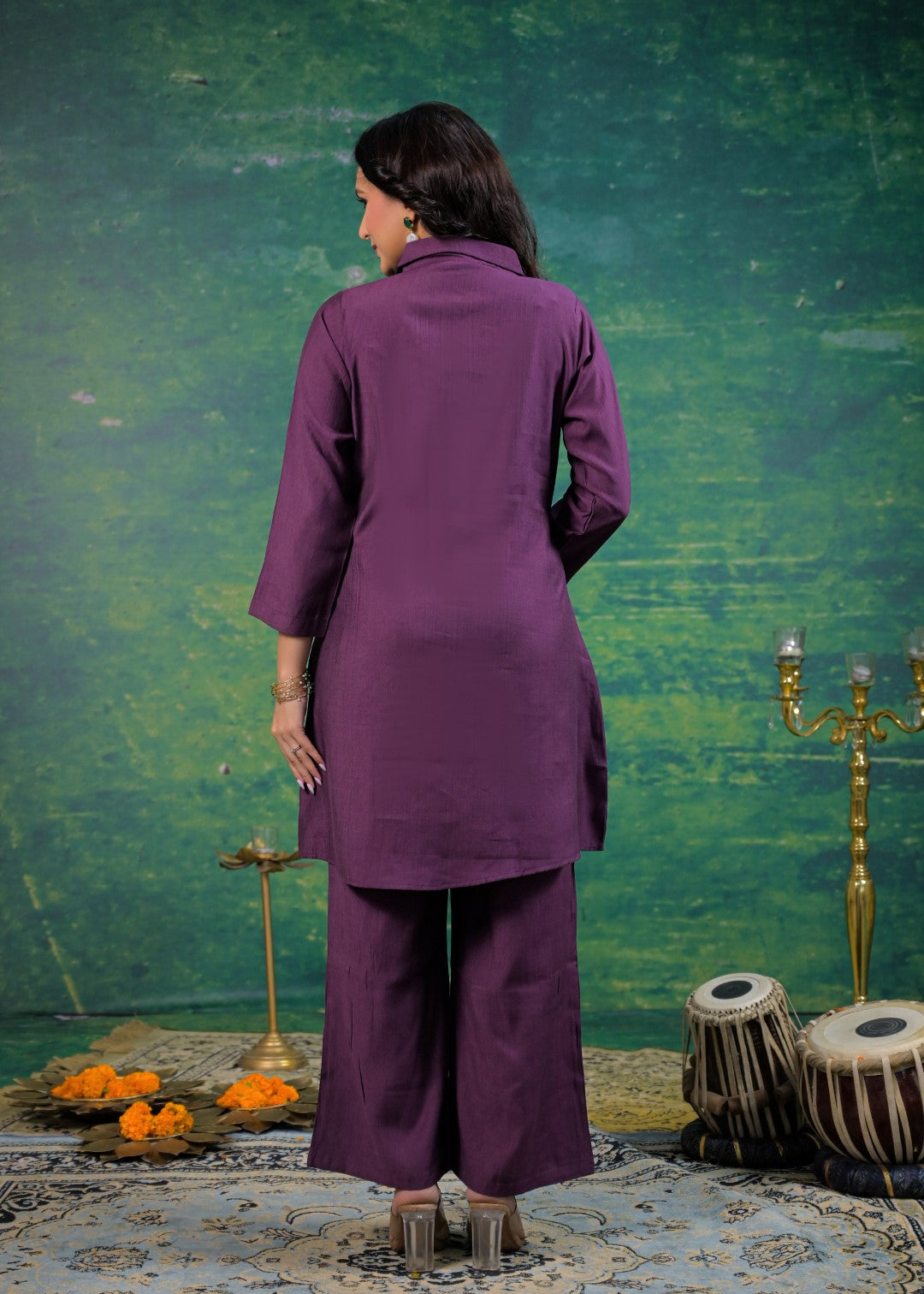 Shanti Voila Embroidered Co-ord Set