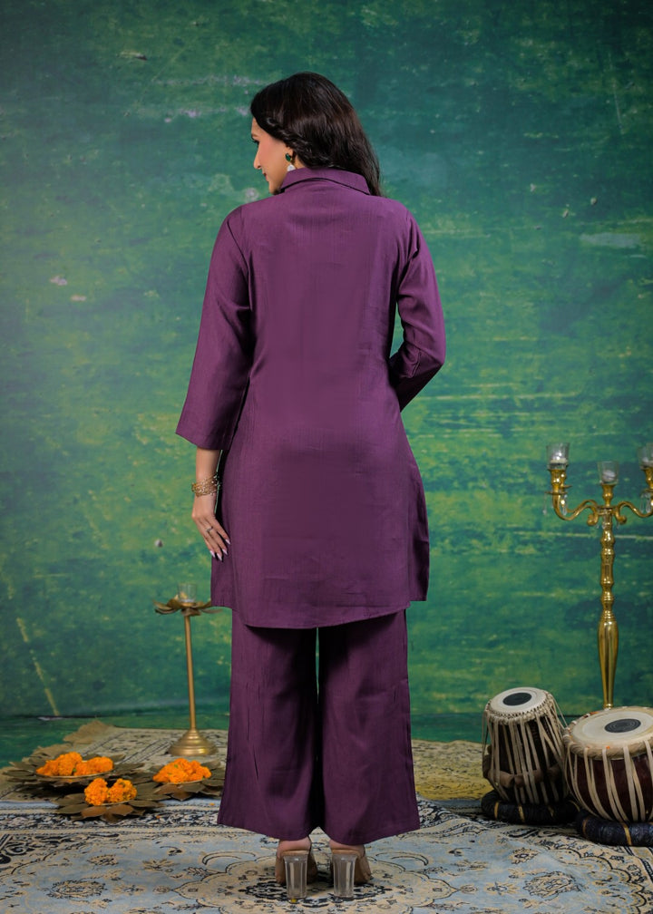 Shanti Voila Embroidered Co-ord Set