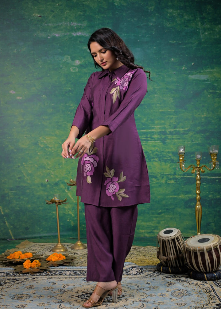 Shanti Voila Embroidered Co-ord Set