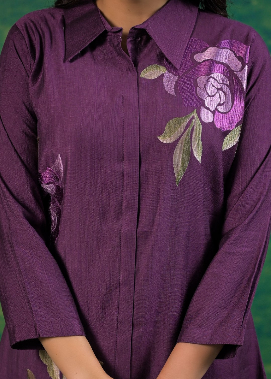 Shanti Voila Embroidered Co-ord Set