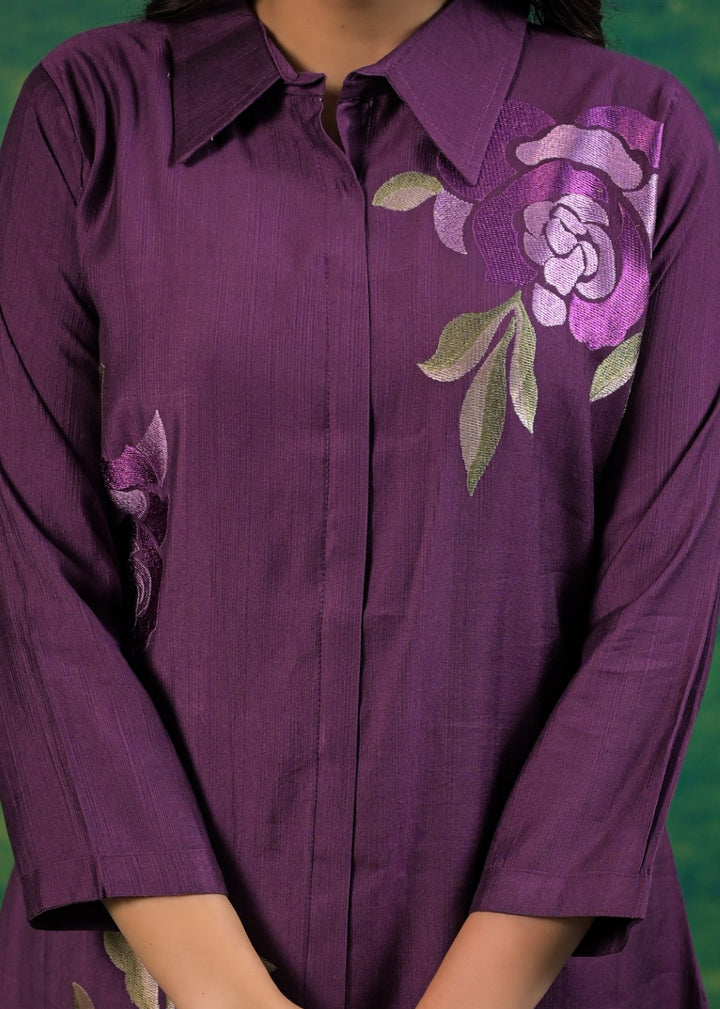 Shanti Voila Embroidered Co-ord Set