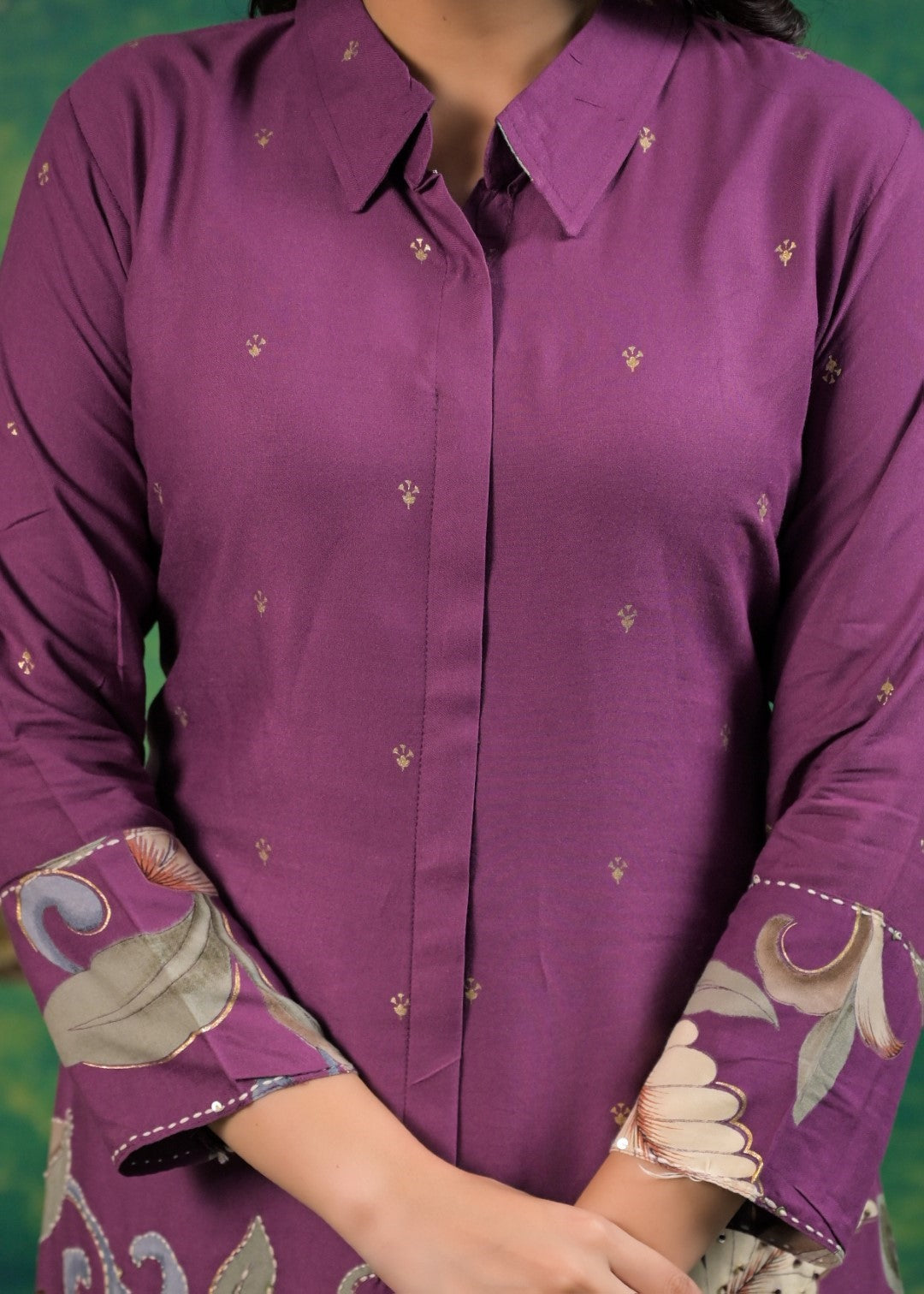 Shanti Mulberry Printed Co-ord Set