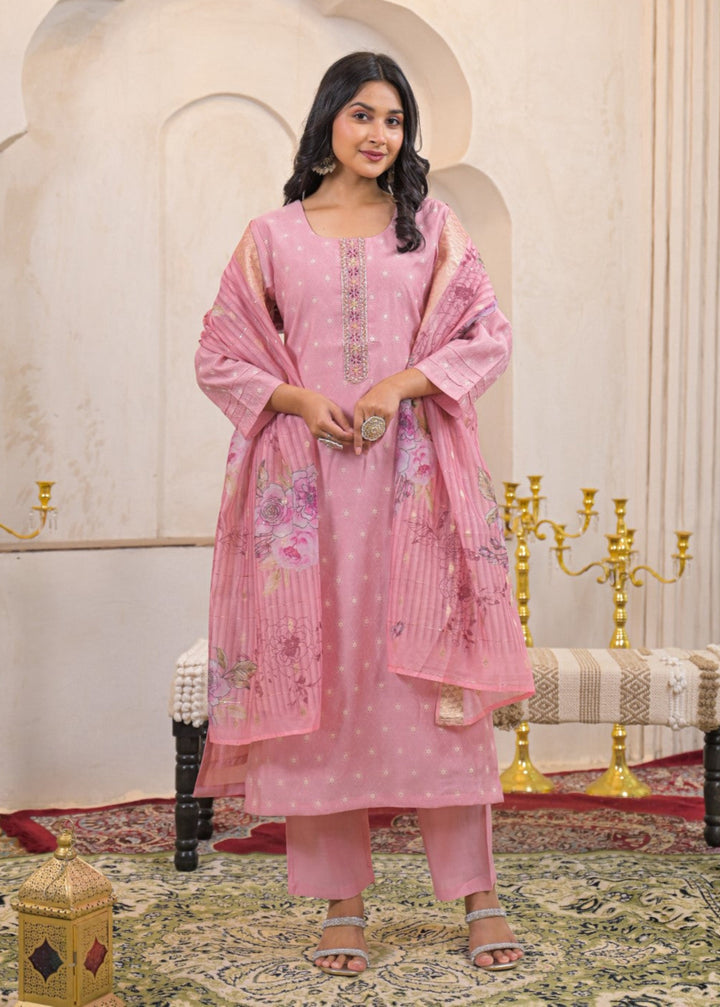 Shanti Blush Work Suit Set