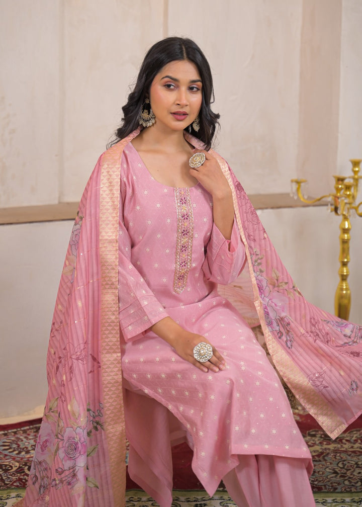 Shanti Blush Work Suit Set
