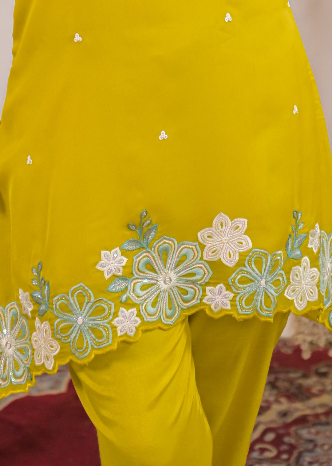 Tanishk Corn Embroidery Co-ord set