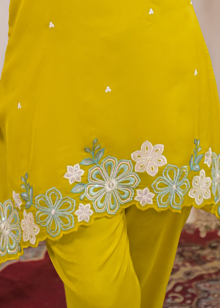 Tanishk Corn Embroidery Co-ord set