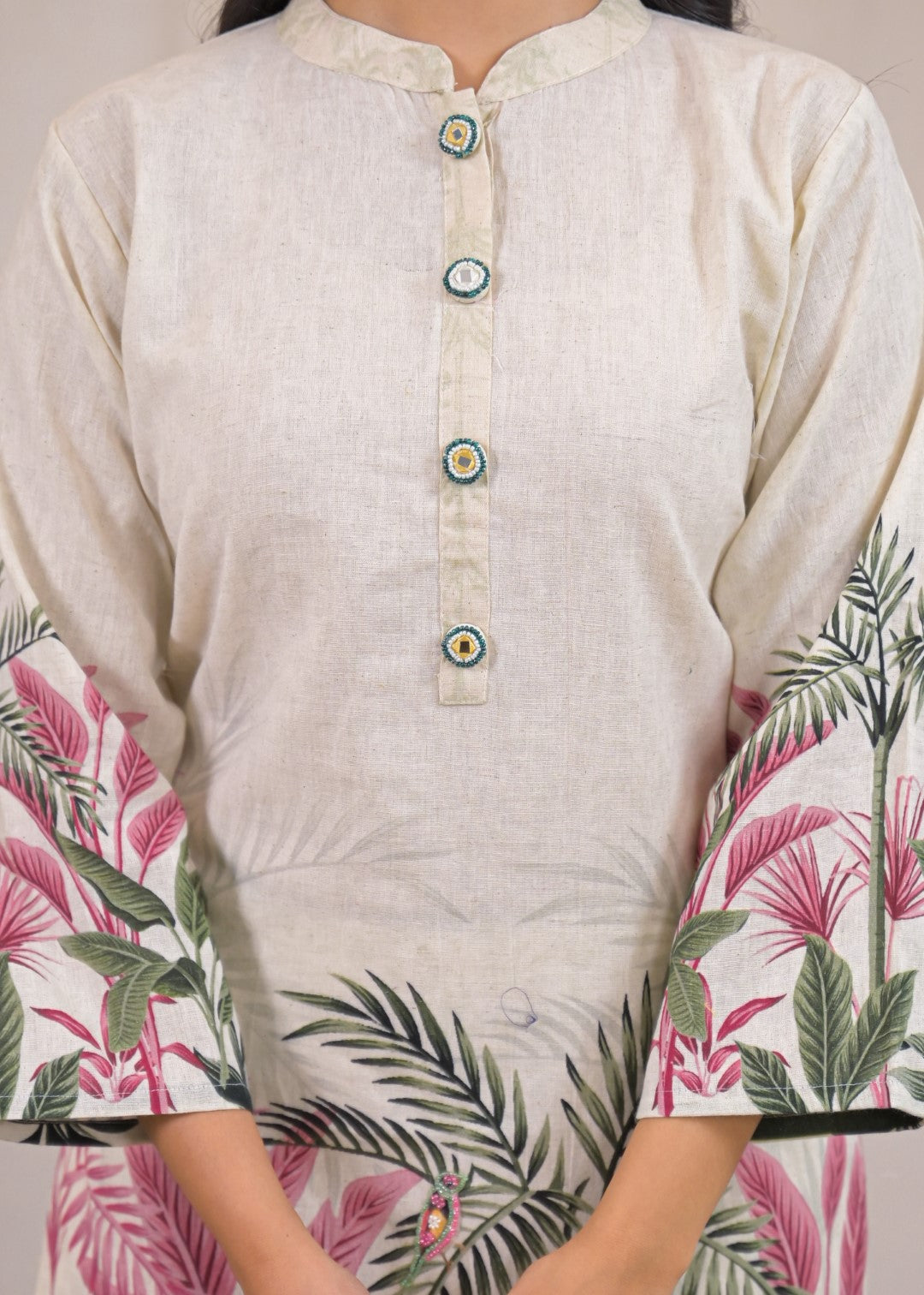 Shanti Fauna Printed Work Co-ord Set