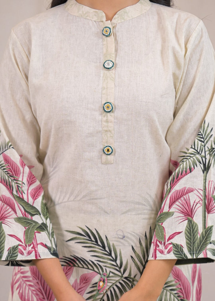 Shanti Fauna Printed Work Co-ord Set