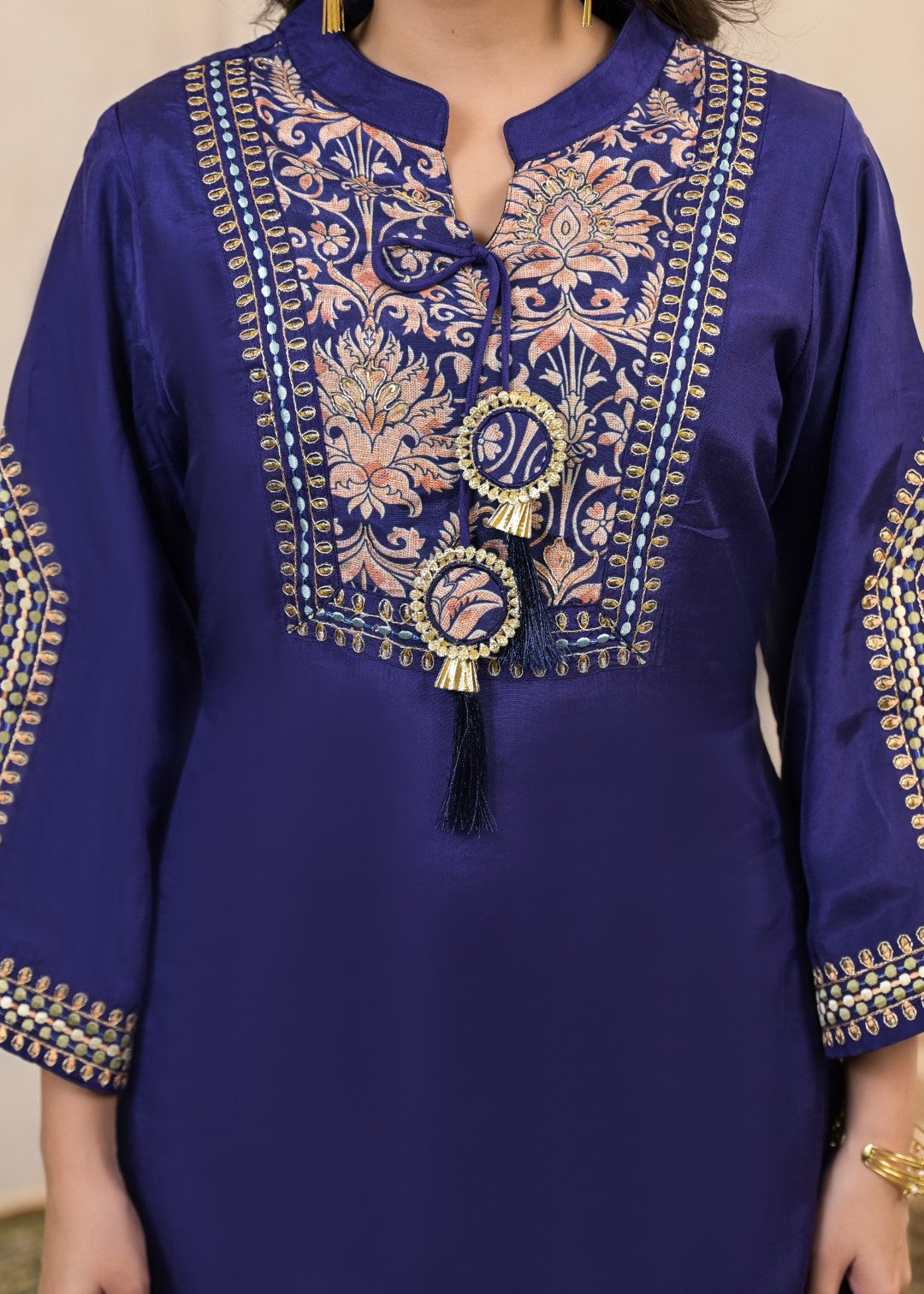 Sera hibis embroidery premium co-ord set