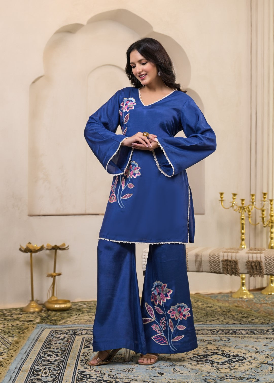 Sera Indi embroidery premium co-ord set