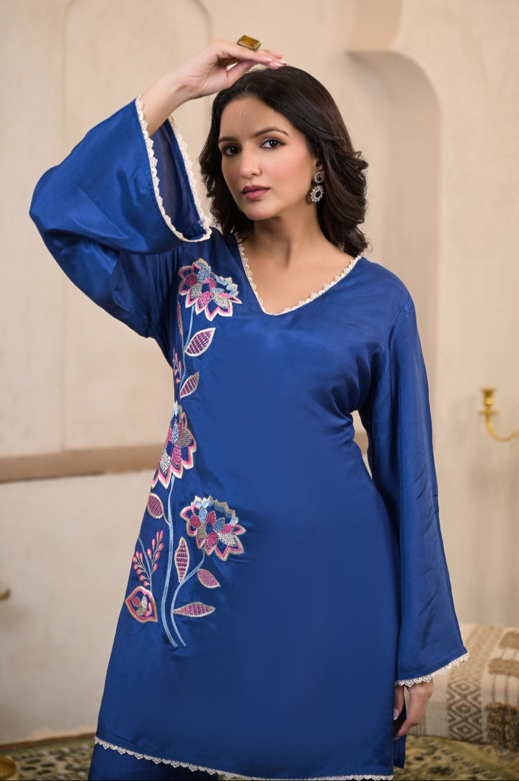 Sera Indi embroidery premium co-ord set