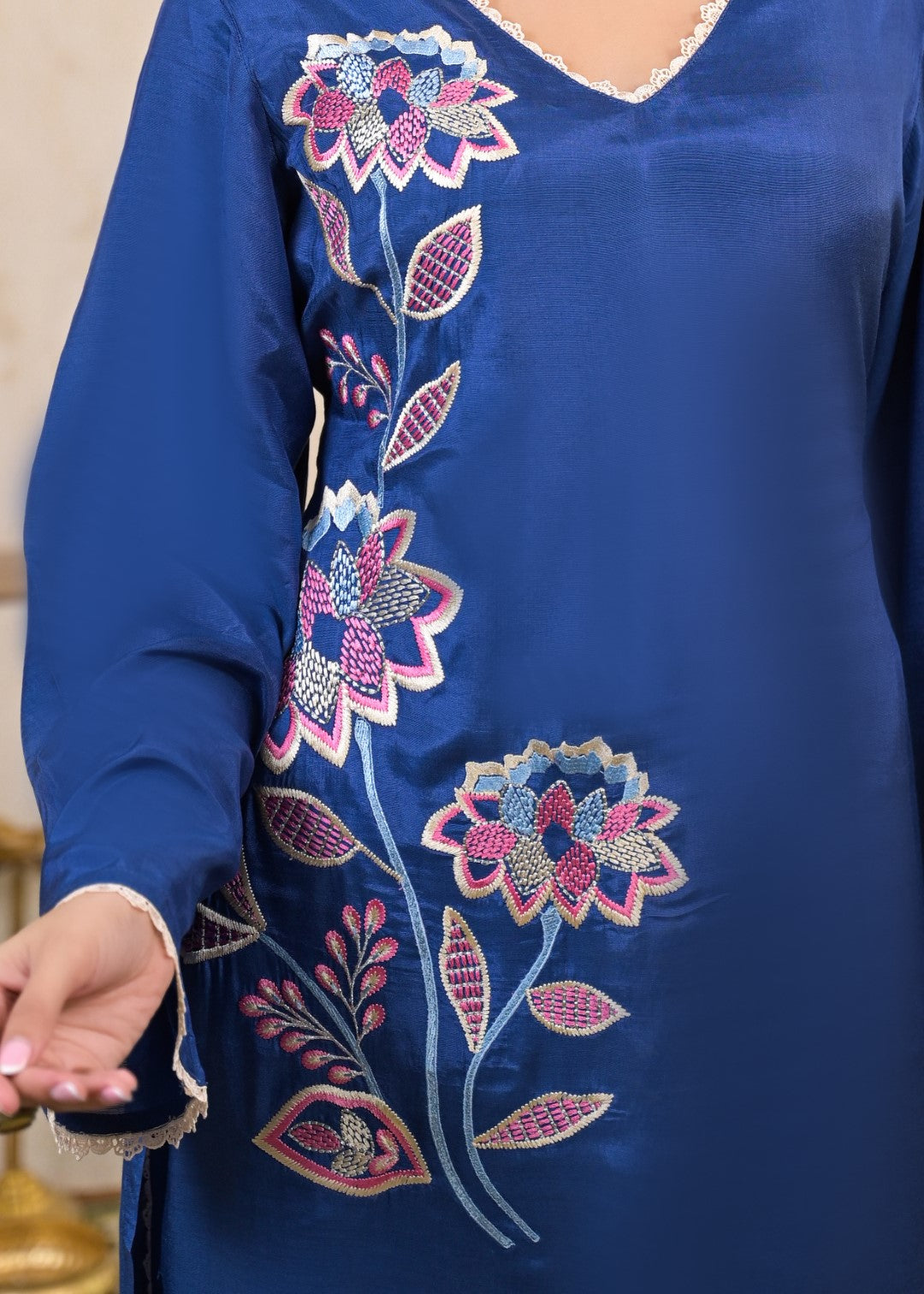 Sera Indi embroidery premium co-ord set