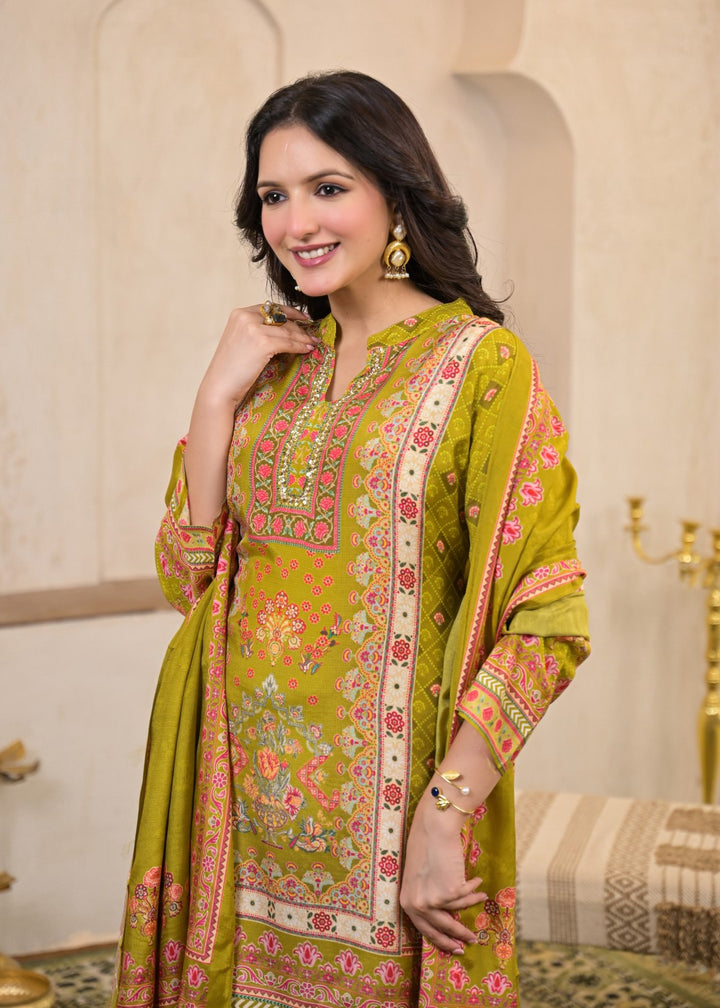 Kara Sahara Full Work Sharara Set