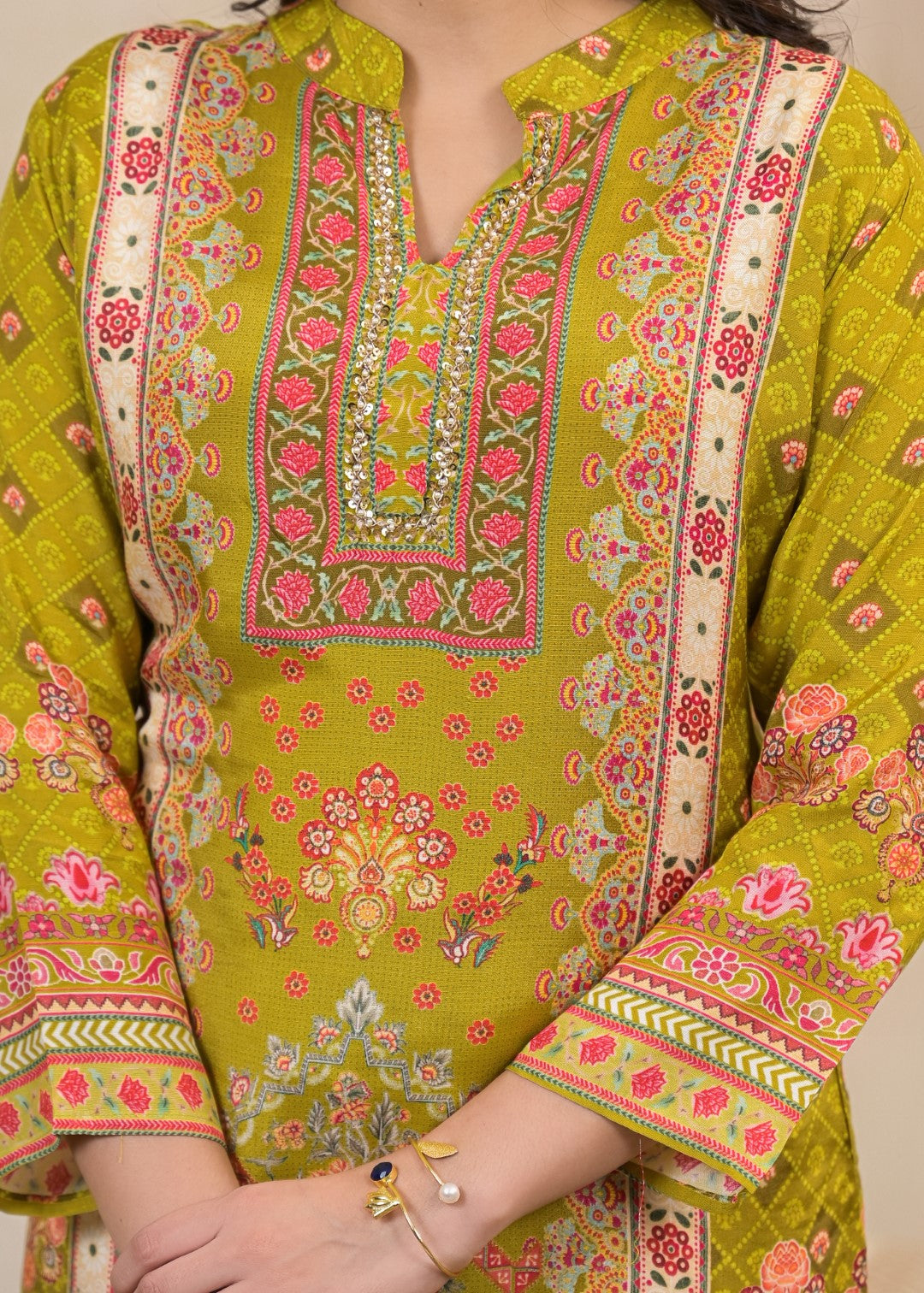 Kara Sahara Full Work Sharara Set