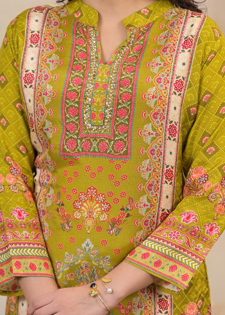 Kara Sahara Full Work Sharara Set