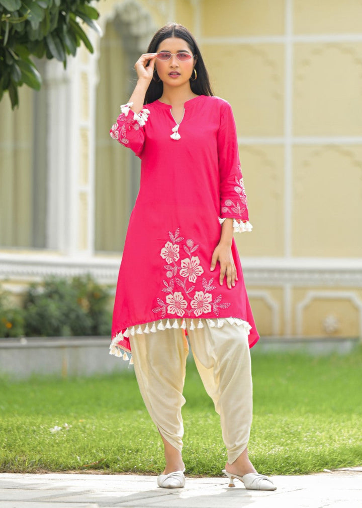 Kara cameo embroidery co-ord set