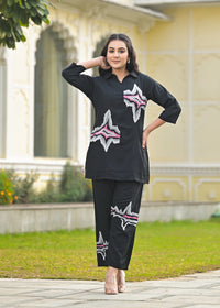 Mihira Onyx Cotton Co-ord Set
