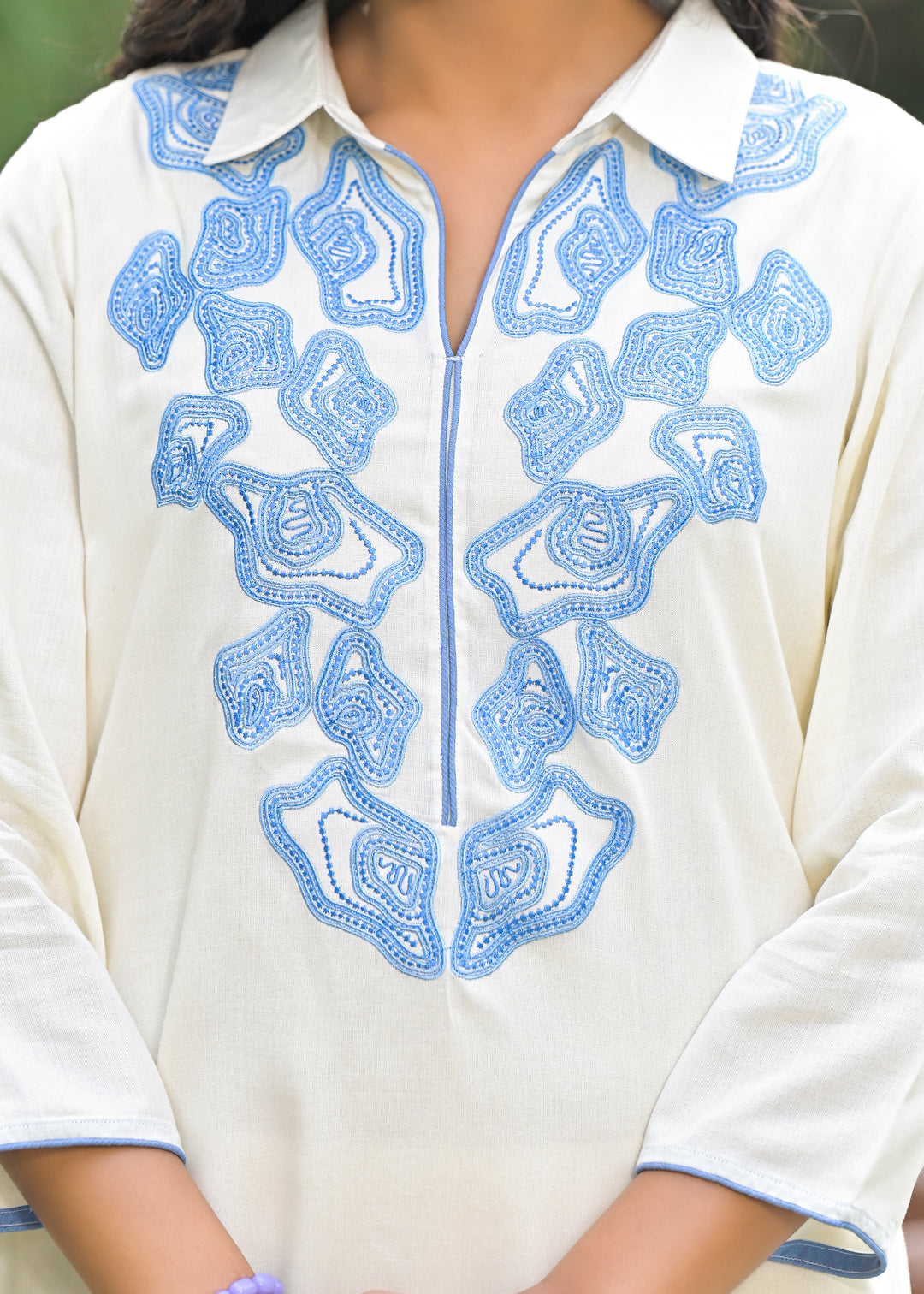 Bela Ice Embroidered Kurta Pant Set