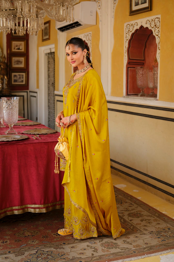 Biswas Amber Full Work Gharara Set