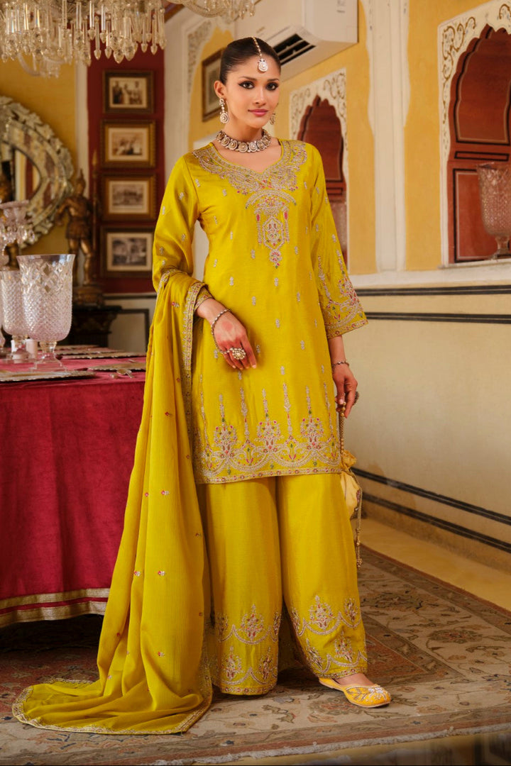 Biswas Amber Full Work Gharara Set