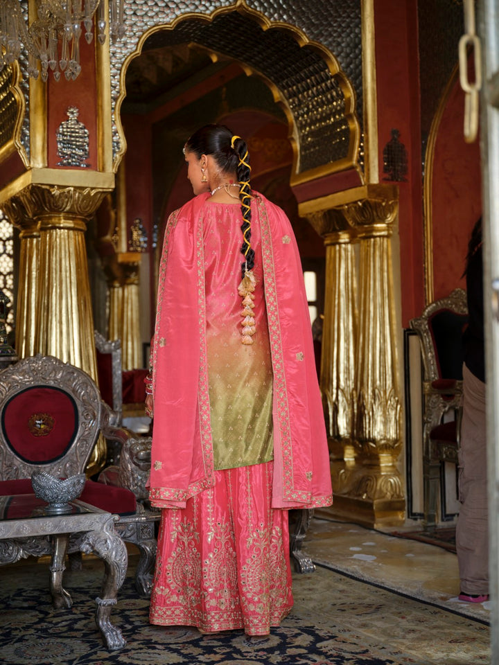 Ragini rose full work suit set