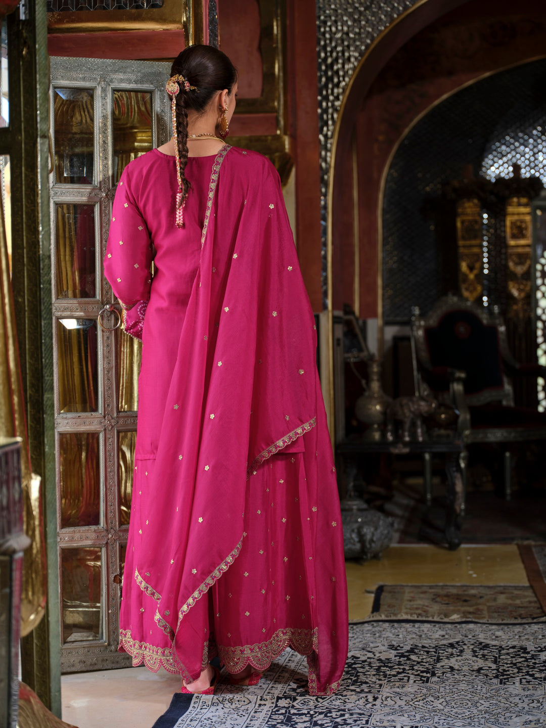 Triyaksha Rani Full Work Heavy Suit Set