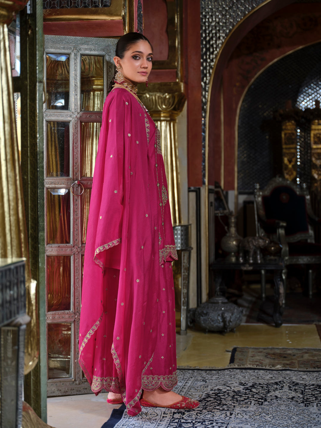 Triyaksha Rani Full Work Heavy Suit Set