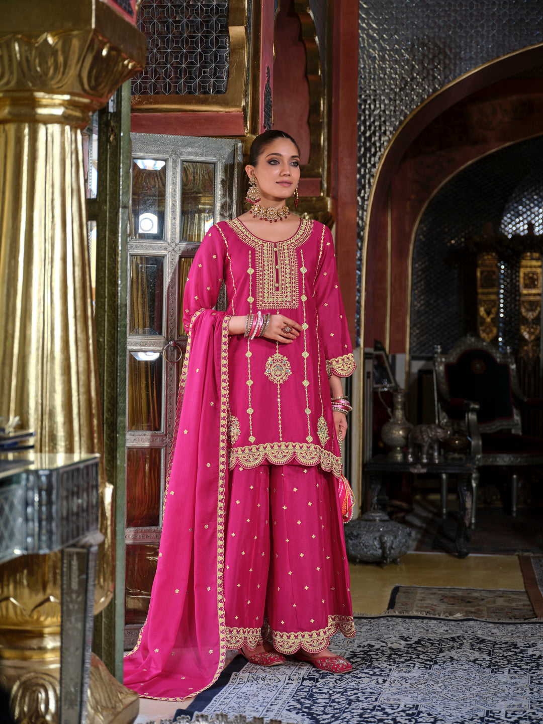 Triyaksha Rani Full Work Heavy Suit Set