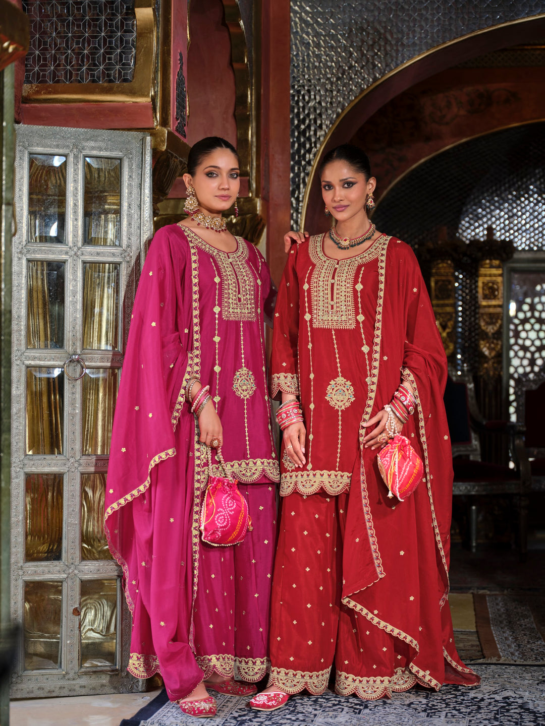 Triyaksha Rani Full Work Heavy Suit Set