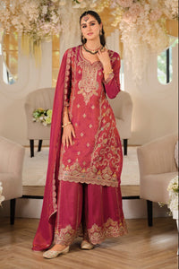 Areesa Scarlet Full Work Suit Set