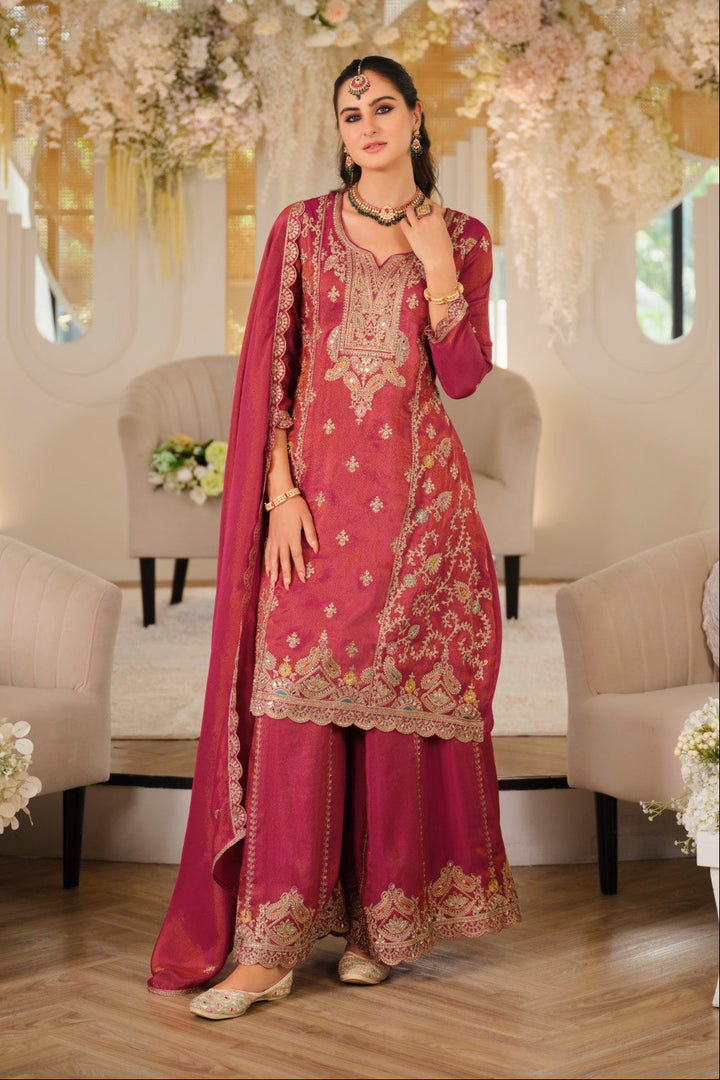 Areesa Scarlet Full Work Suit Set