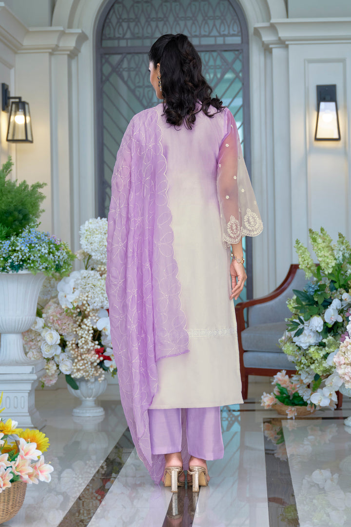 Kaynat Lavender Full Work Suit Set