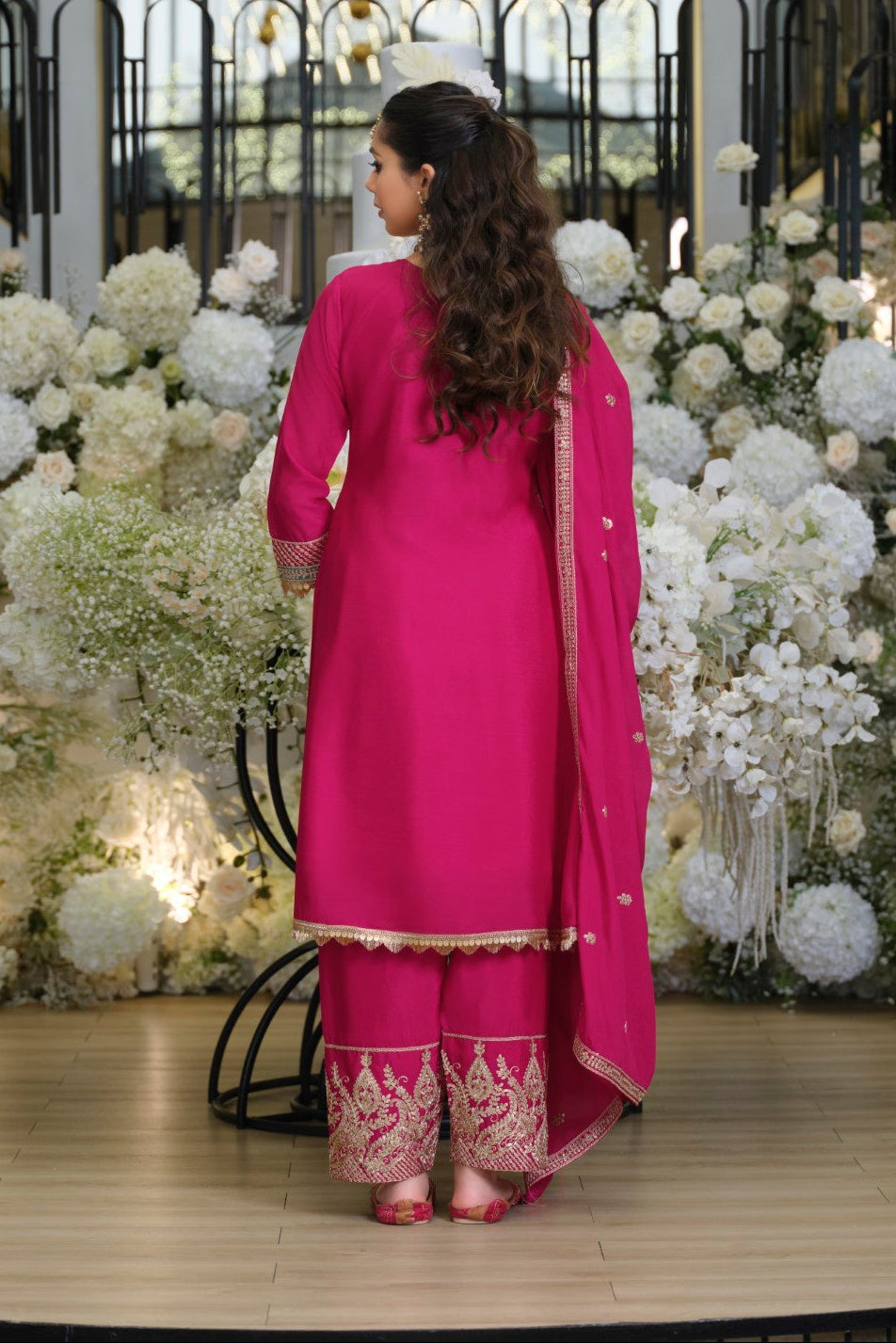 Areesa Rouge Full Work Heavy Suit Set